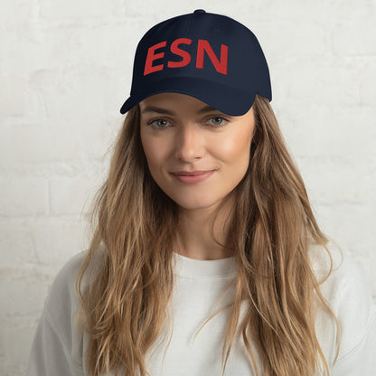 ESN Embroidered Adjustable Ball Cap